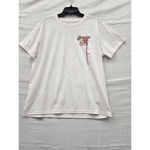 ModernLux Womens Botanical Garden T-Shirt Pink Cotton Blend Casual Size XXL